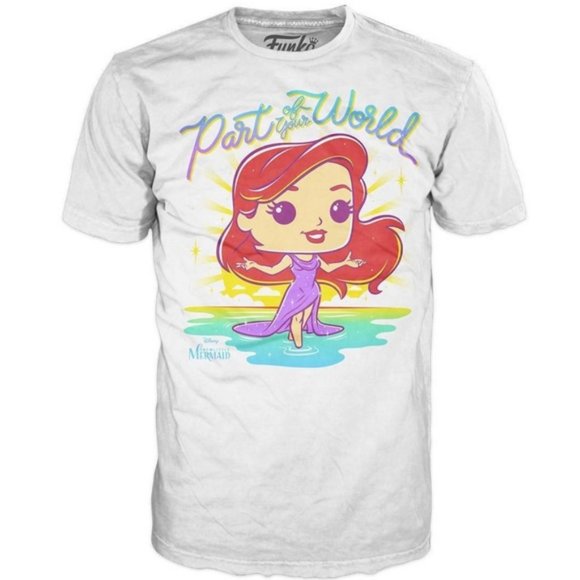 Funko Pop T-shirt Ariel The Little Mermaid - Picture 2 of 5